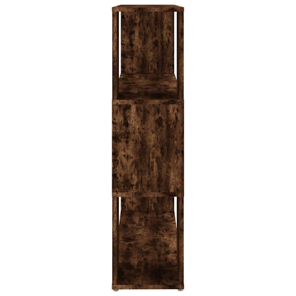 bogreol/rumdeler 100x24x94 cm røget egetræsfarve