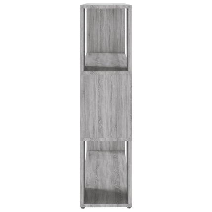 bogreol/rumdeler 100x24x94 cm grå sonoma-eg