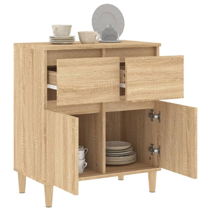 skænk 60x35x70 cm konstrueret træ sonoma-eg