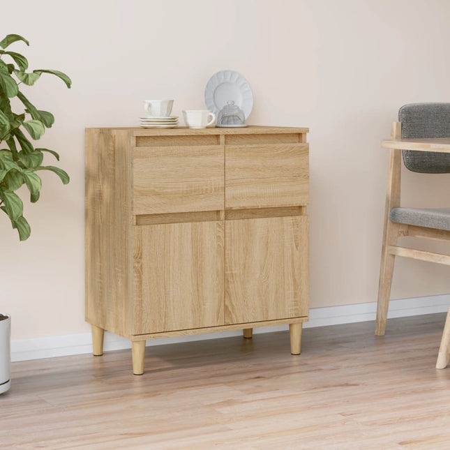 skænk 60x35x70 cm konstrueret træ sonoma-eg