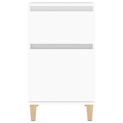 sengeborde 2 stk. 40x35x70 cm hvid