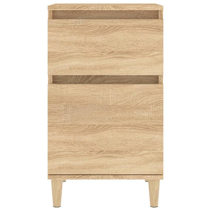 sengeborde 2 stk. 40x35x70 cm sonoma-eg