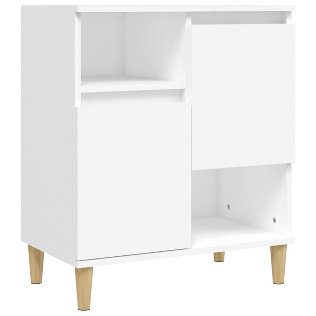 skænk 60x35x70 cm konstrueret træ hvid