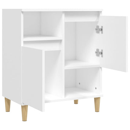 skænk 60x35x70 cm konstrueret træ hvid