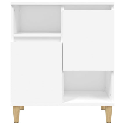 skænk 60x35x70 cm konstrueret træ hvid