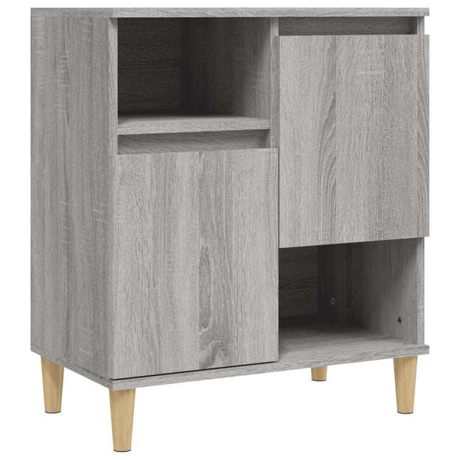 skænk 60x35x70 cm konstrueret træ grå sonoma-eg