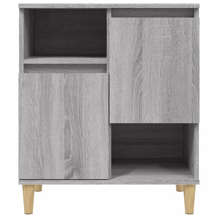 skænk 60x35x70 cm konstrueret træ grå sonoma-eg