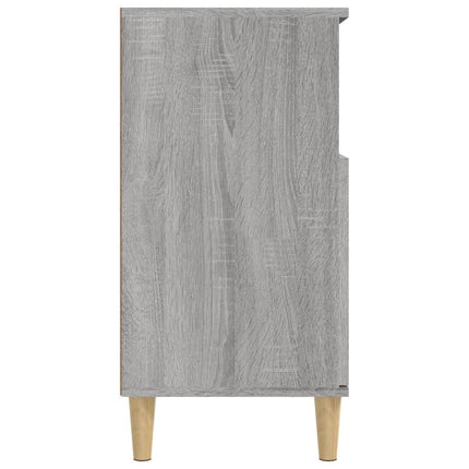 skænk 60x35x70 cm konstrueret træ grå sonoma-eg