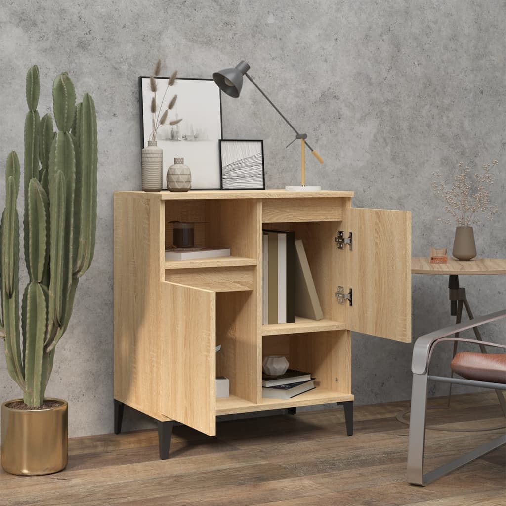 skænk 60x35x70 cm konstrueret træ sonoma-eg