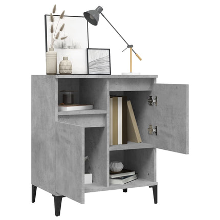 skænk 60x35x70 cm konstrueret træ betongrå