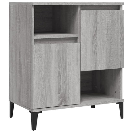 skænk 60x35x70 cm konstrueret træ grå sonoma-eg