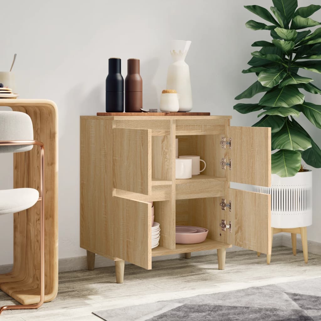 skænk 60x35x70 cm konstrueret træ sonoma-eg