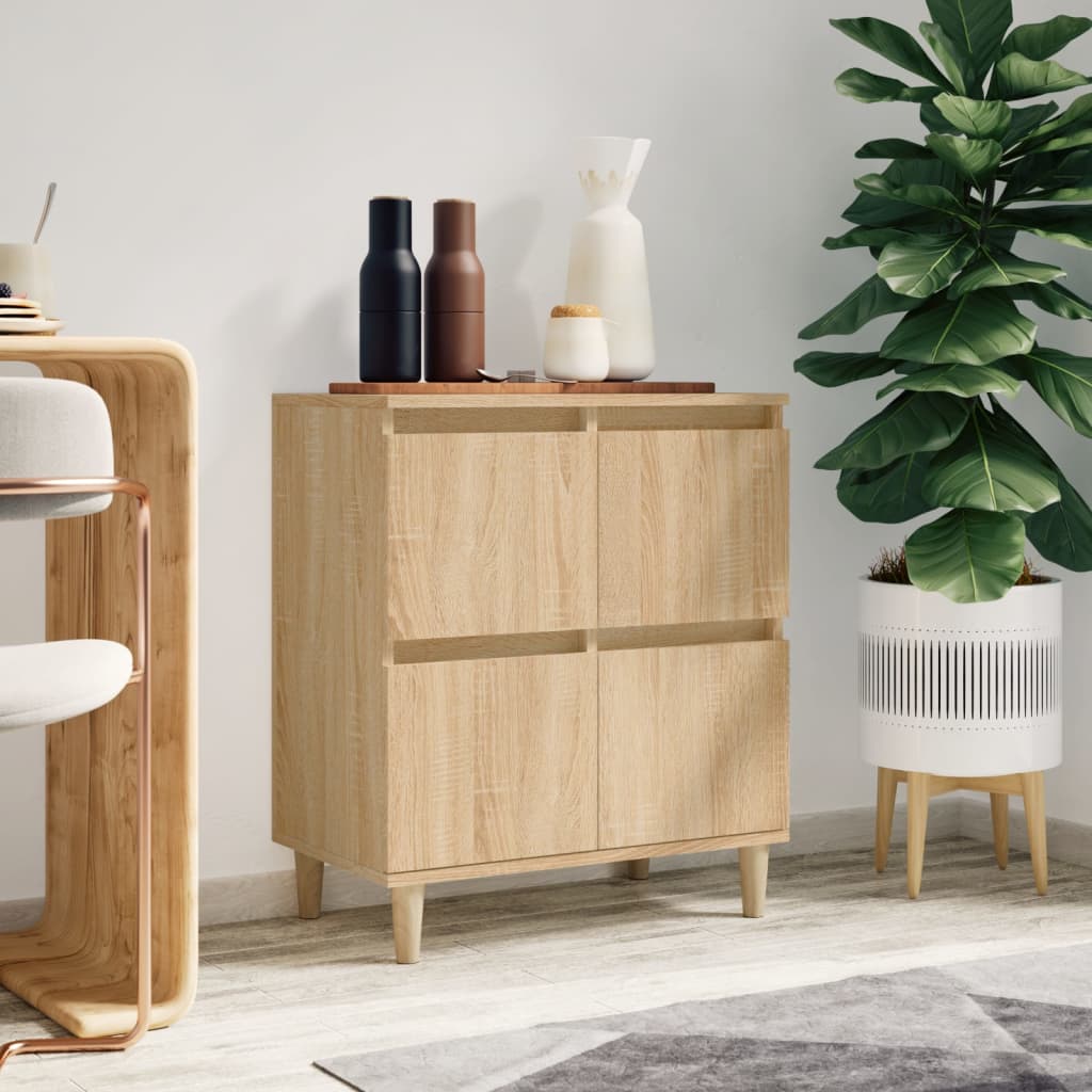 skænk 60x35x70 cm konstrueret træ sonoma-eg