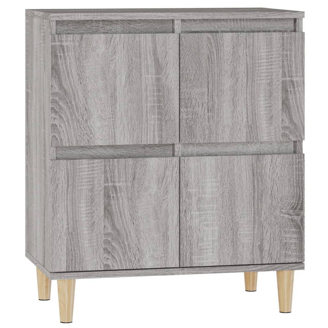 skænk 60x35x70 cm konstrueret træ grå sonoma-eg