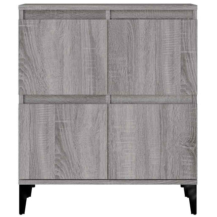 skænk 60x35x70 cm konstrueret træ grå sonoma-eg