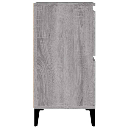 skænk 60x35x70 cm konstrueret træ grå sonoma-eg