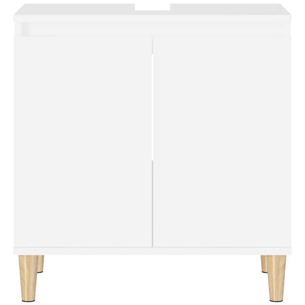 underskab til håndvask 58x33x60 cm konstrueret træ hvid