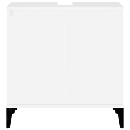 underskab til håndvask 58x33x60 cm konstrueret træ hvid