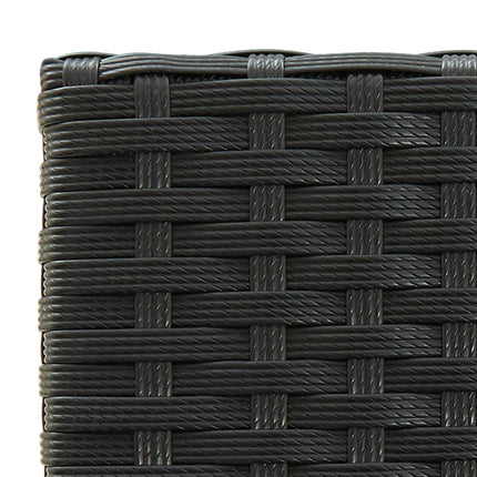 barstole 2 stk. polyrattan sort