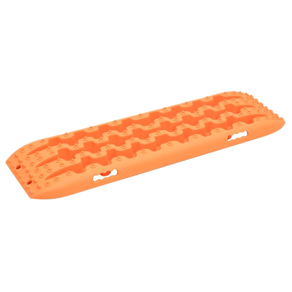 frikørselsplader 2 stk. 106x30,5x7 cm nylon orange