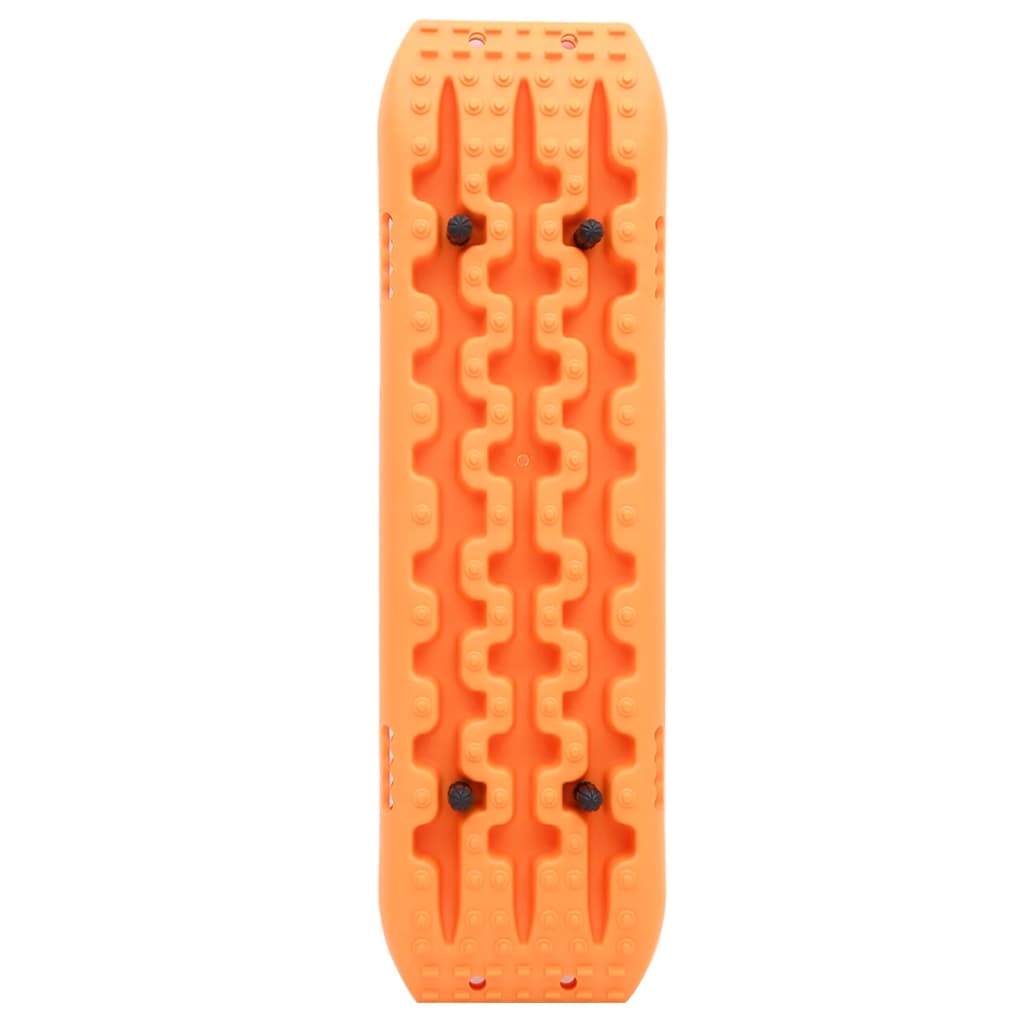 frikørselsplader 2 stk. 106x30,5x7 cm nylon orange