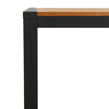 havebord med U-formede ben 180x90x75 cm massivt akacietræ