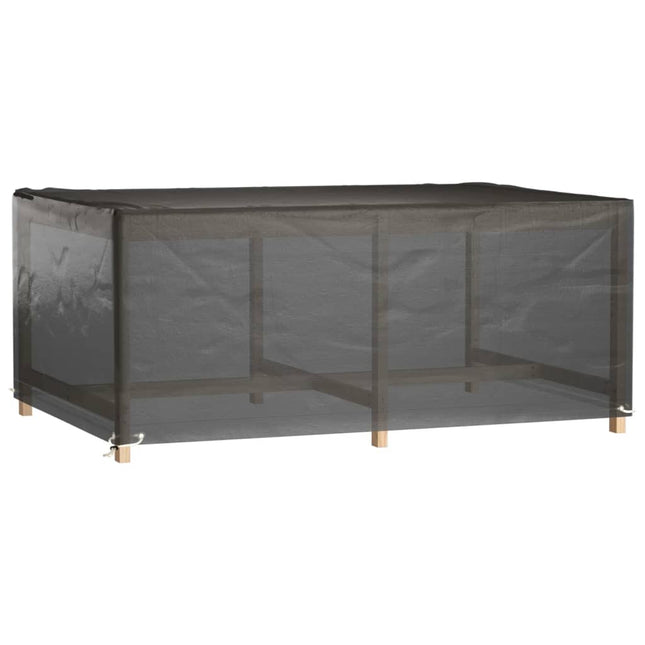 havemøbelovertræk 2 stk. 180x122x75 cm 8 øjer rektangulært
