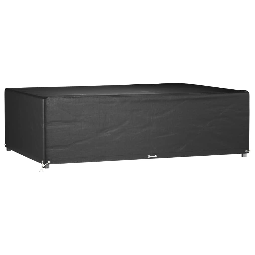 havemøbelovertræk 2 stk. 227x152x65 cm 12 øjer rektangulært