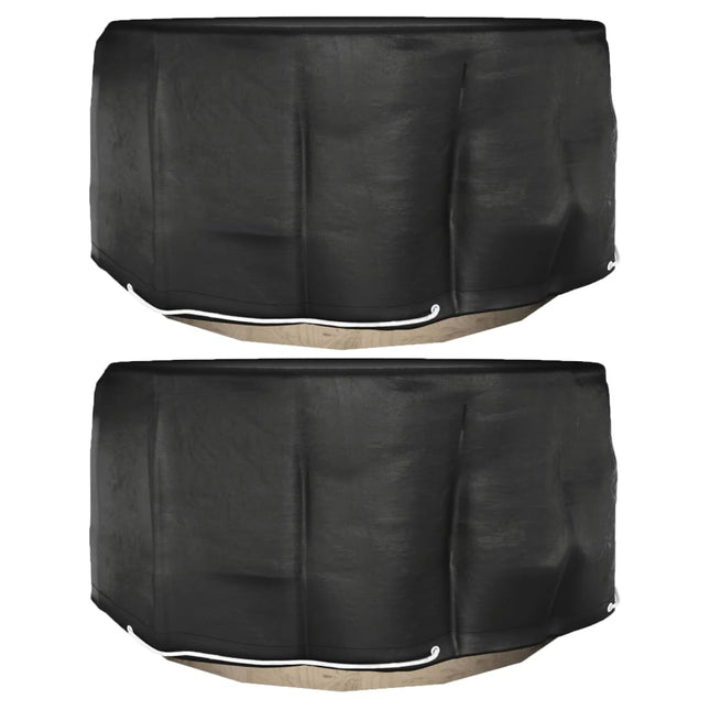 havemøbelovertræk 2 stk. 10 øjer Ø230x90 cm rundt
