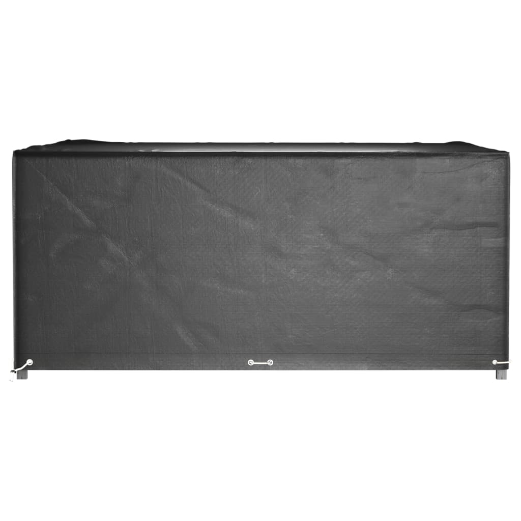 havemøbelovertræk 2 stk. 250x250x90 cm 16 øjer firkantet