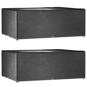 havemøbelovertræk 2 stk. 300x250x90 cm 16 øjer rektangulært