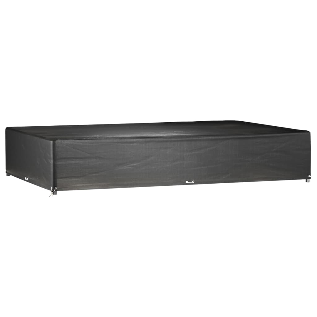 havemøbelovertræk 2 stk. 325x205x60 cm 16 øjer rektangulært