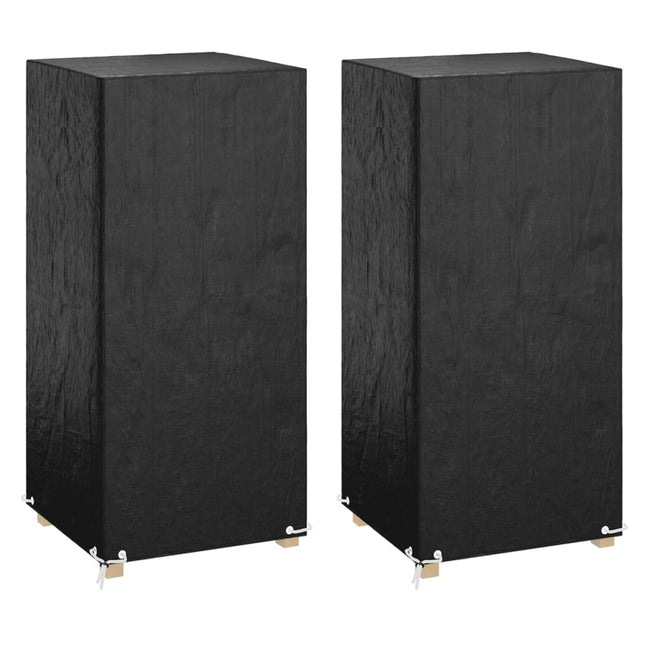 overtræk til havestol 2 stk. 75x70x140 cm 8 øjer polyethylen