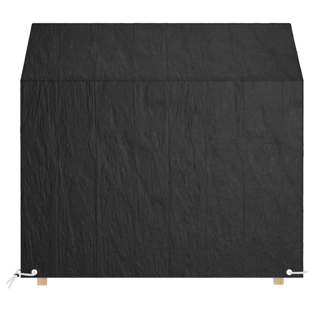 overtræk til havebænk 2 stk. 130x70x70/88 cm 8 øjer polyethylen