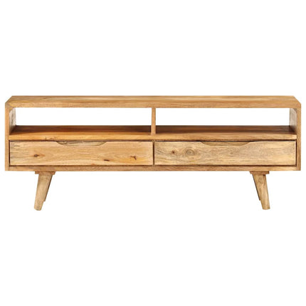 tv-bord 110x30x41 cm massivt mangotræ
