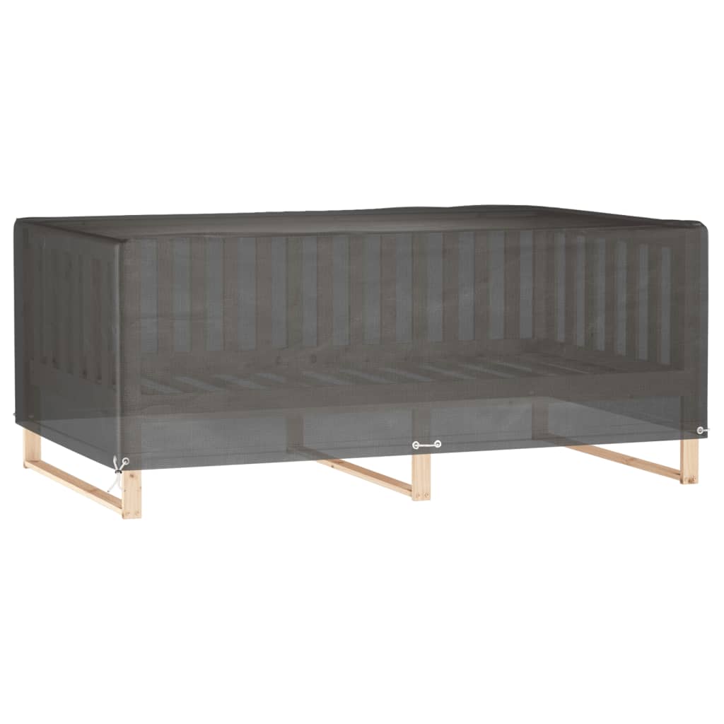 havemøbelovertræk 227x152x65 cm 12 øjer rektangulært