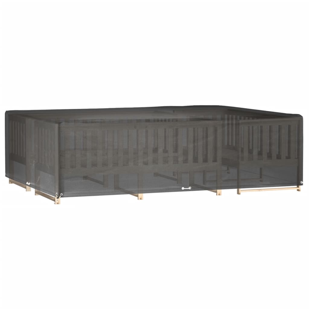 havemøbelovertræk 300x200x75 cm 16 øjer rektangulært