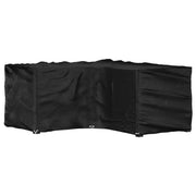 L-formet havemøbelovertræk 185x185x90 cm 12 øjer