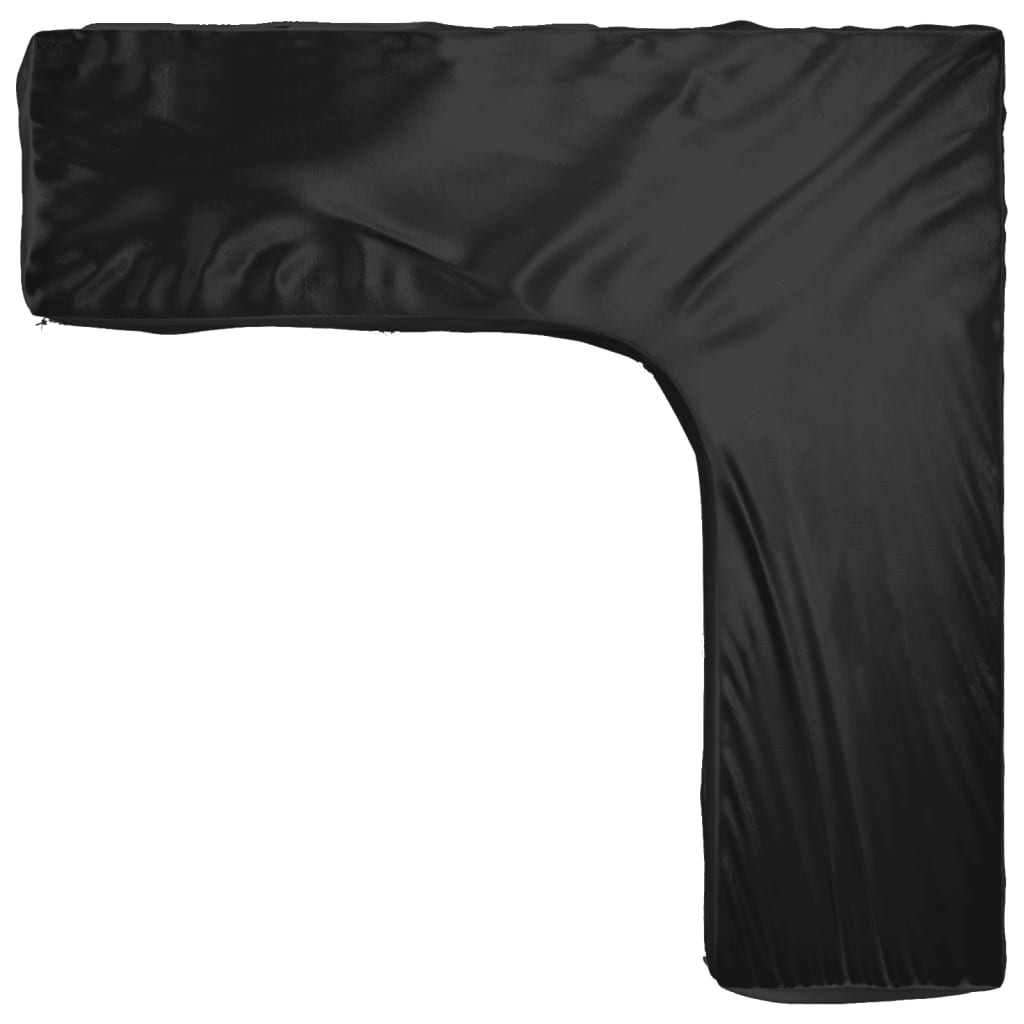 L-formet havemøbelovertræk 300x300x70 cm 20 øjer