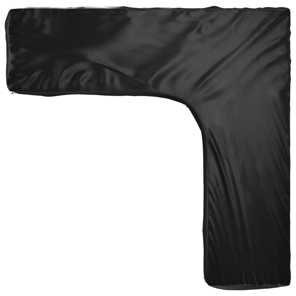 L-formet havemøbelovertræk 300x300x90 cm 20 øjer