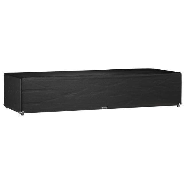 overtræk til liggestol 205x75x40 cm 12 øjer polyethylen
