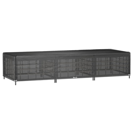 overtræk til liggestol 205x75x40 cm 12 øjer polyethylen