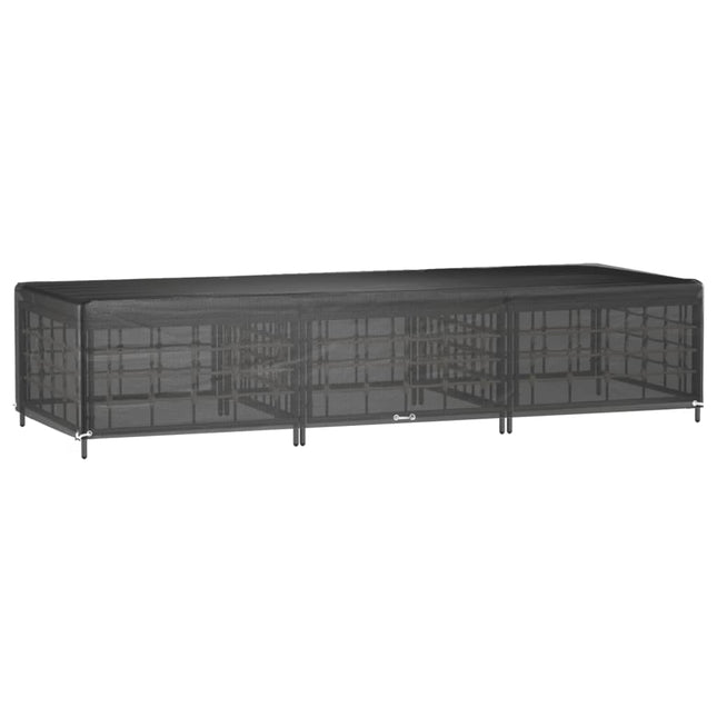 overtræk til liggestol 205x75x40 cm 12 øjer polyethylen