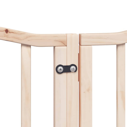 hundelåge med dør 9 paneler 450 cm poppeltræ