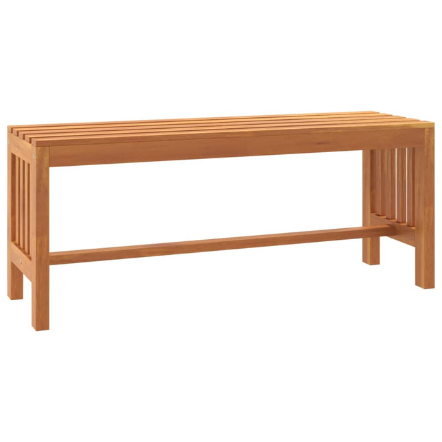 havebænk 110 cm massivt eukalyptustræ