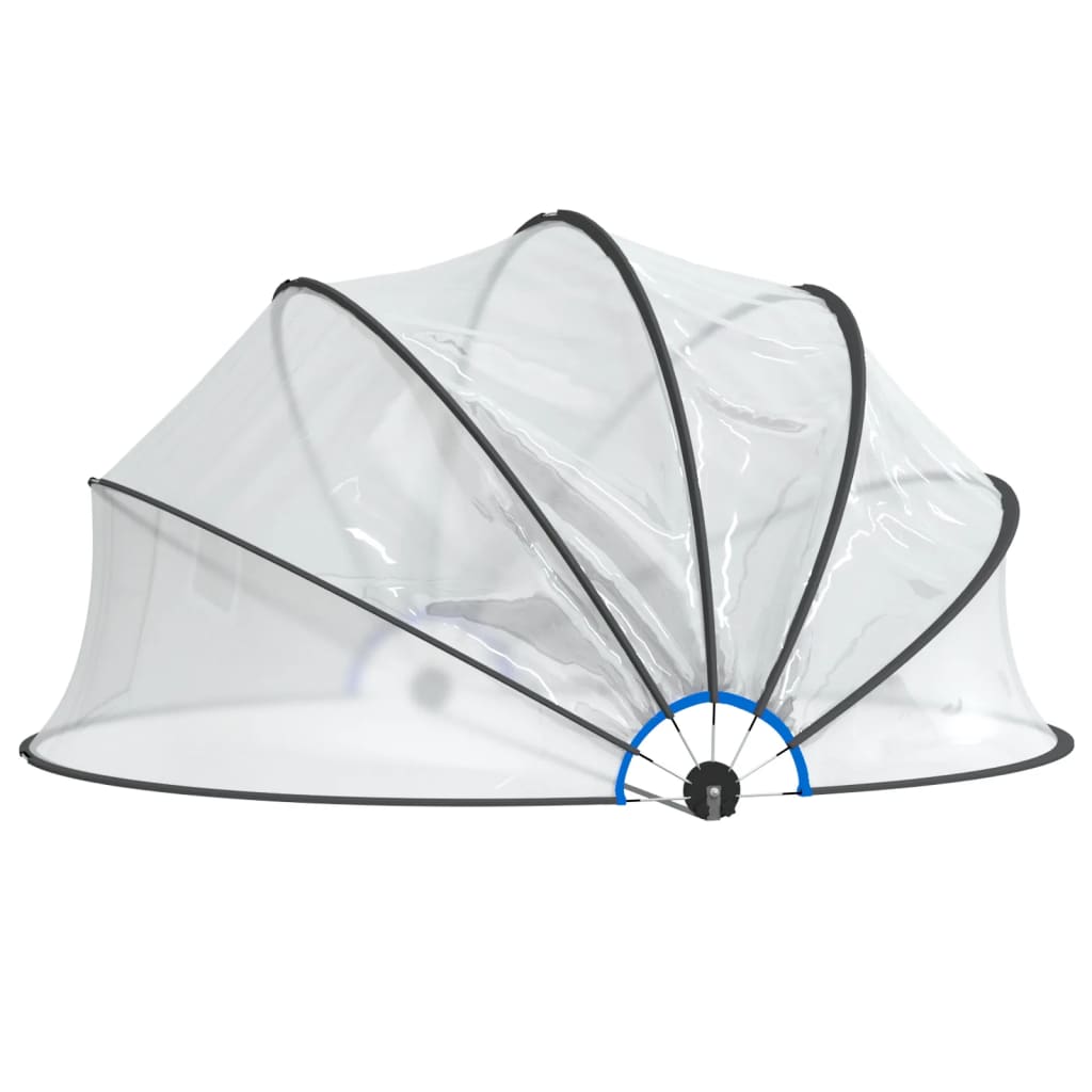 poolkuppel 467x234 cm rund PVC