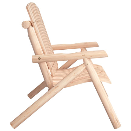 2-personers havebænk 119x85x98 cm massivt grantræ