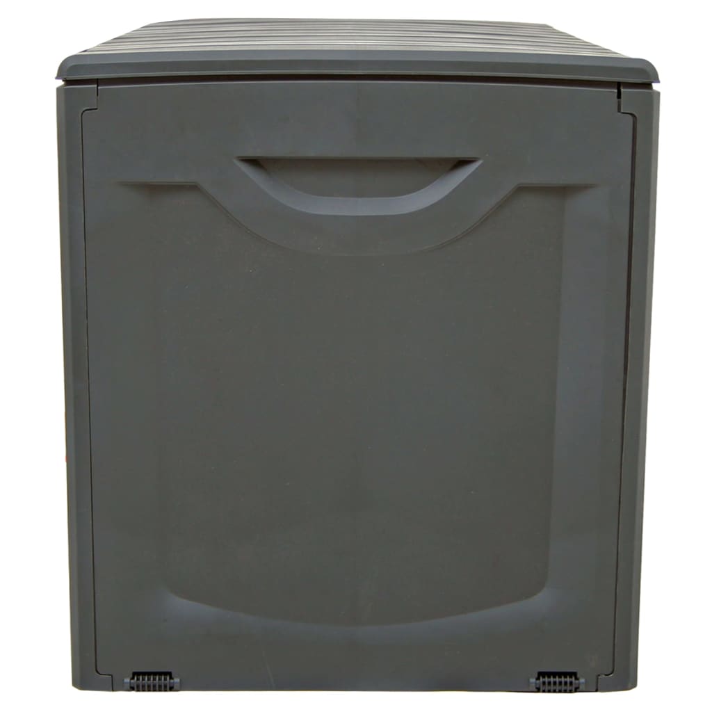 opbevaringsboks 118x53x57 cm polypropylen sort