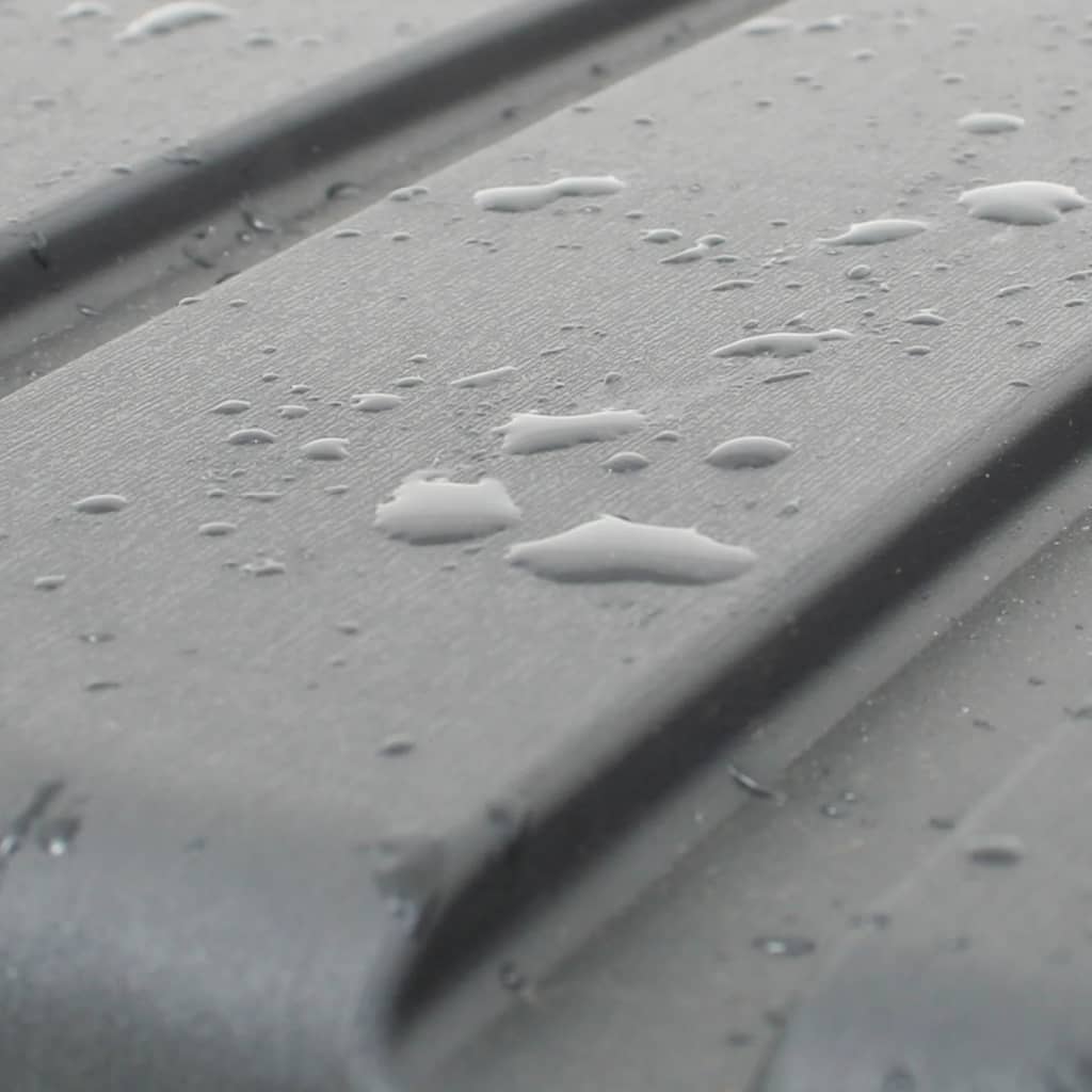 opbevaringsboks 118x53x57 cm polypropylen sort