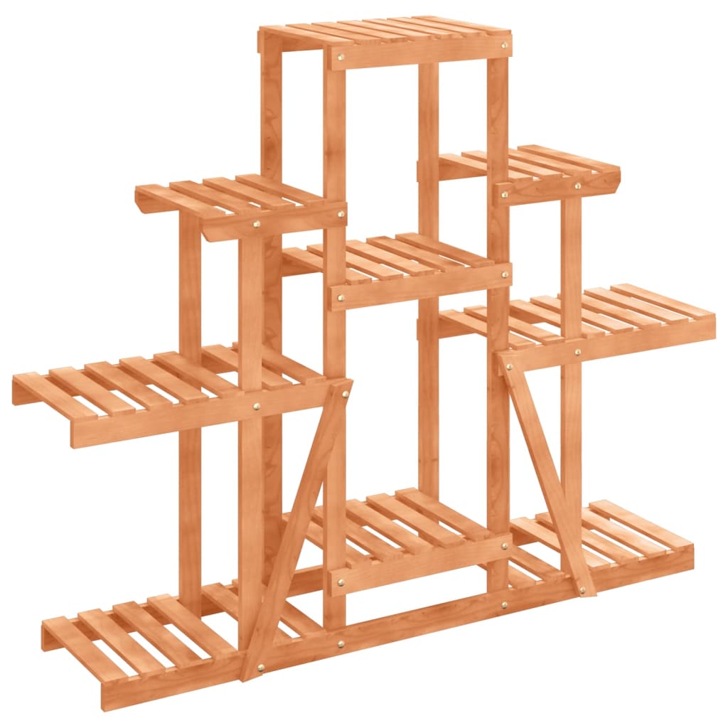 blomsterstativ 110x25x98 cm massivt fyrretræ